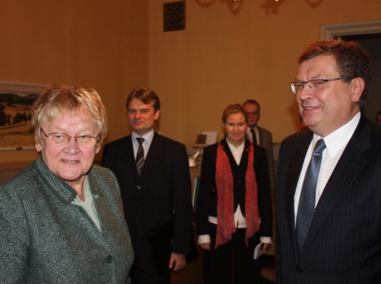 Riigikogu esimehe Ene Ergma kohtumine Ukraina välisministri Kostjantõn Grõštšenkoga